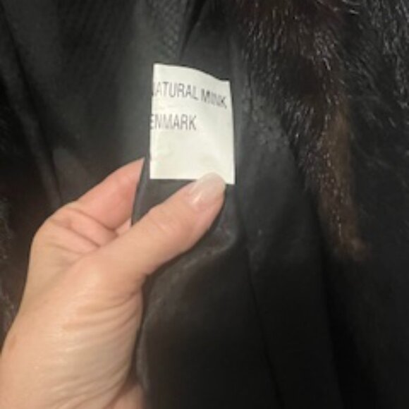 Henig Fur Mink Jacket with shawl collar - Picture 7 of 7